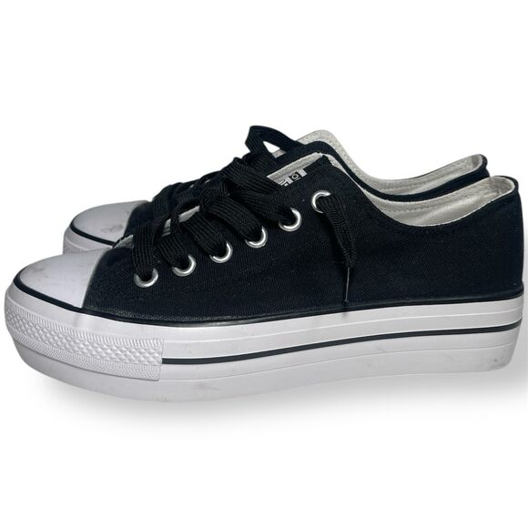 Jenn Ardor Women’s Platform 8 Low Top Sneakers New With Scuffs*Read Description* - Picture 3 of 9